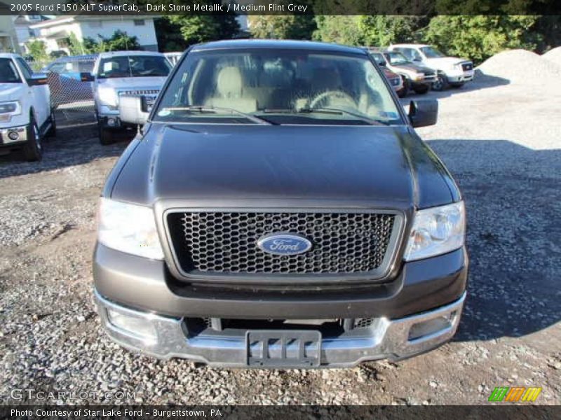 Dark Stone Metallic / Medium Flint Grey 2005 Ford F150 XLT SuperCab