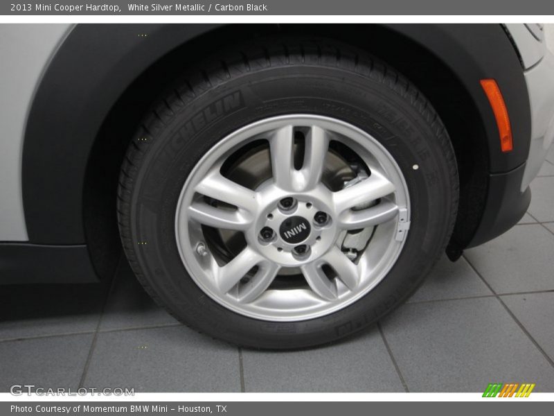 White Silver Metallic / Carbon Black 2013 Mini Cooper Hardtop