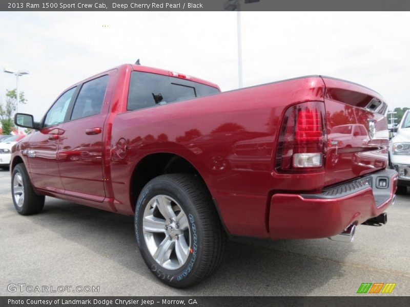 Deep Cherry Red Pearl / Black 2013 Ram 1500 Sport Crew Cab