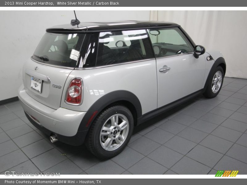 White Silver Metallic / Carbon Black 2013 Mini Cooper Hardtop