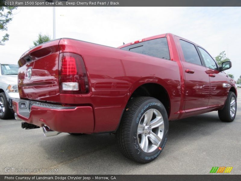 Deep Cherry Red Pearl / Black 2013 Ram 1500 Sport Crew Cab