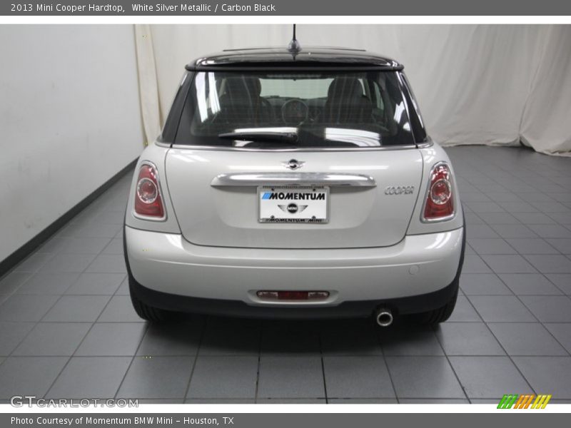 White Silver Metallic / Carbon Black 2013 Mini Cooper Hardtop
