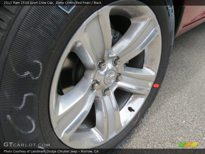 Deep Cherry Red Pearl / Black 2013 Ram 1500 Sport Crew Cab