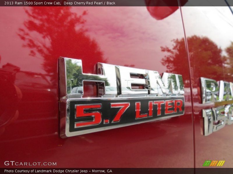 Deep Cherry Red Pearl / Black 2013 Ram 1500 Sport Crew Cab