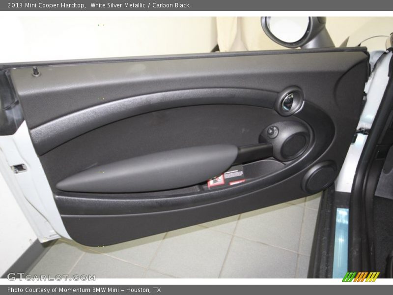 White Silver Metallic / Carbon Black 2013 Mini Cooper Hardtop