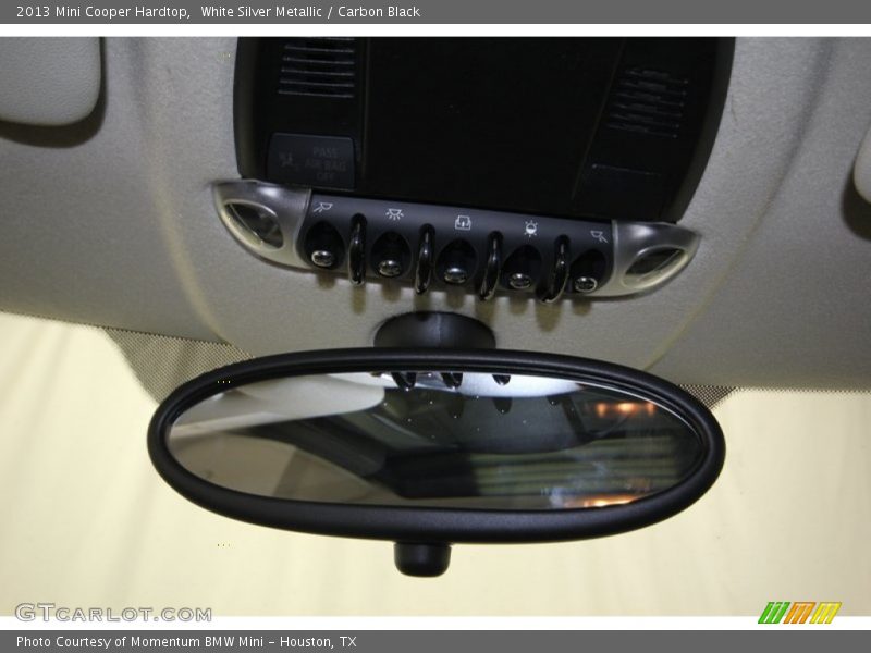 White Silver Metallic / Carbon Black 2013 Mini Cooper Hardtop