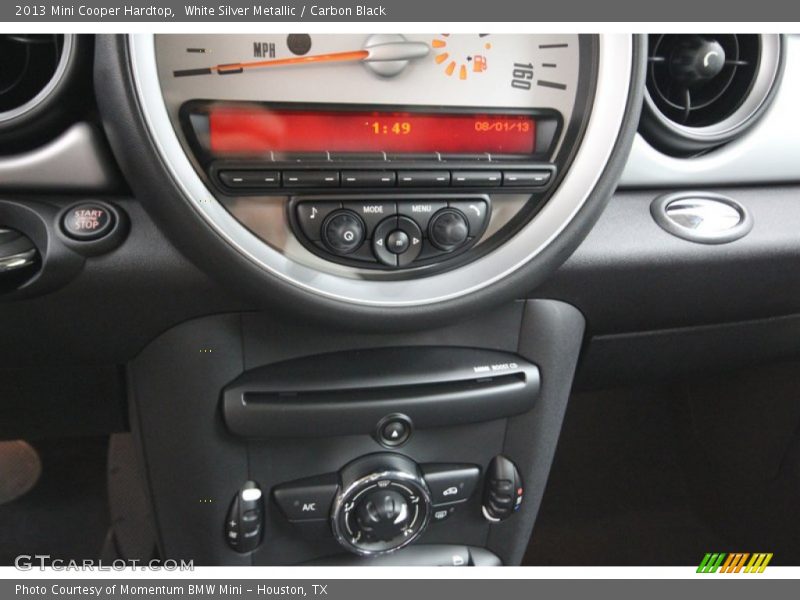 White Silver Metallic / Carbon Black 2013 Mini Cooper Hardtop