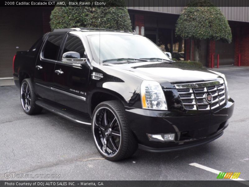 Black Raven / Ebony 2008 Cadillac Escalade EXT AWD
