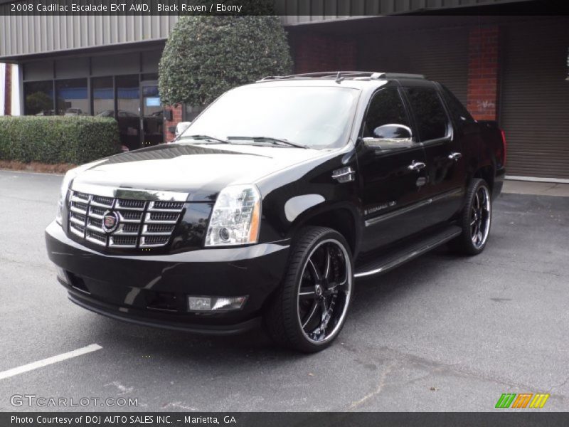 Black Raven / Ebony 2008 Cadillac Escalade EXT AWD