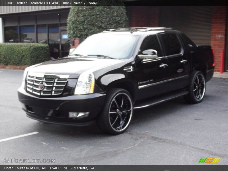Black Raven / Ebony 2008 Cadillac Escalade EXT AWD