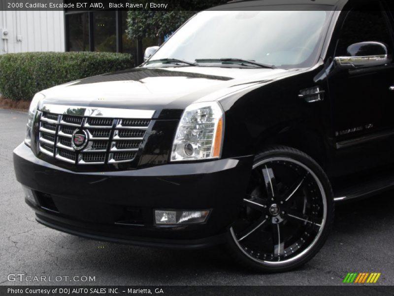 Black Raven / Ebony 2008 Cadillac Escalade EXT AWD