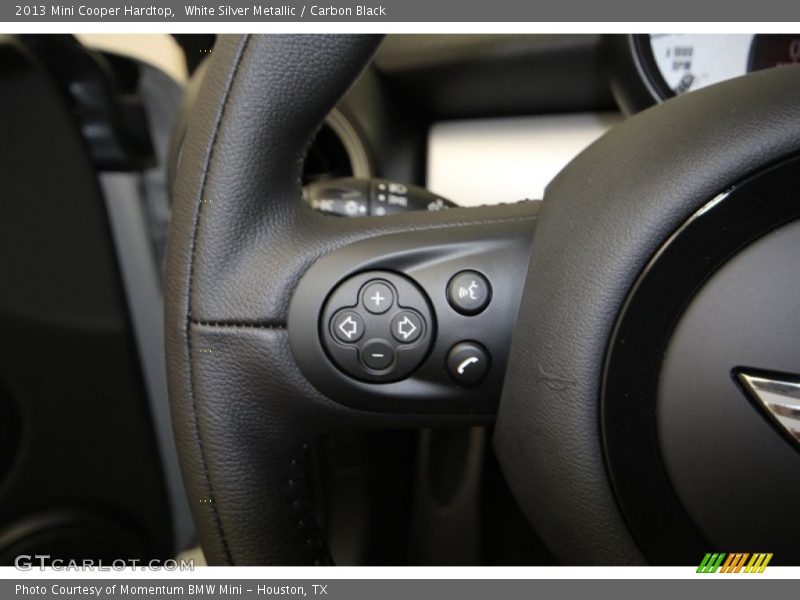 White Silver Metallic / Carbon Black 2013 Mini Cooper Hardtop