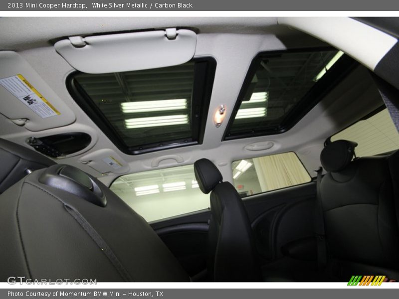 White Silver Metallic / Carbon Black 2013 Mini Cooper Hardtop