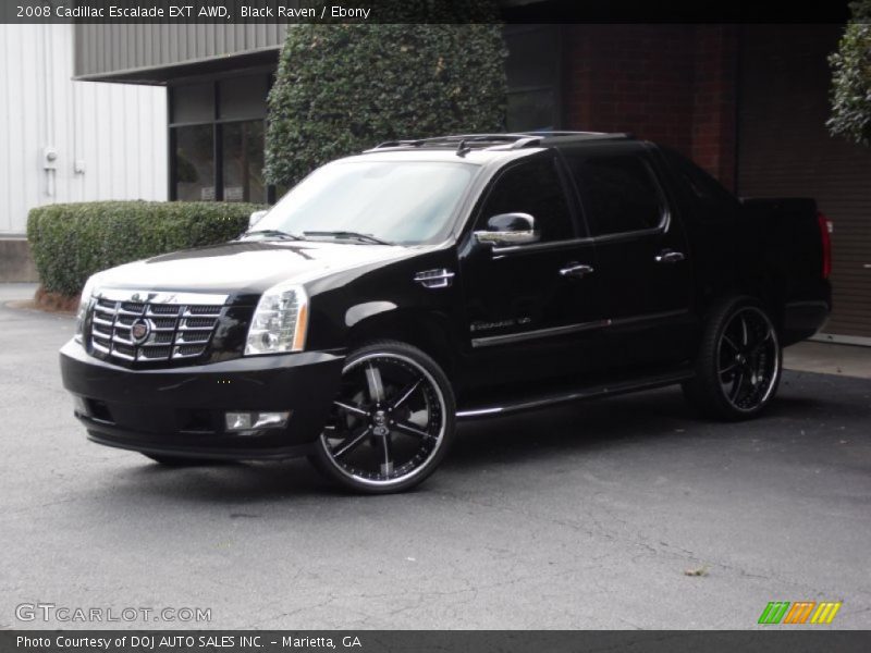 Black Raven / Ebony 2008 Cadillac Escalade EXT AWD
