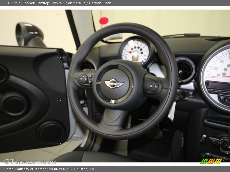 White Silver Metallic / Carbon Black 2013 Mini Cooper Hardtop