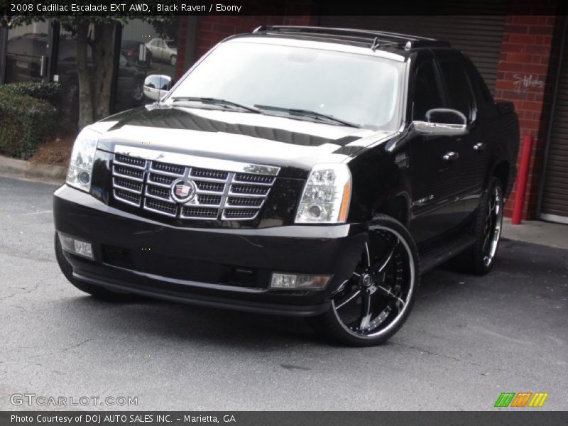 Black Raven / Ebony 2008 Cadillac Escalade EXT AWD