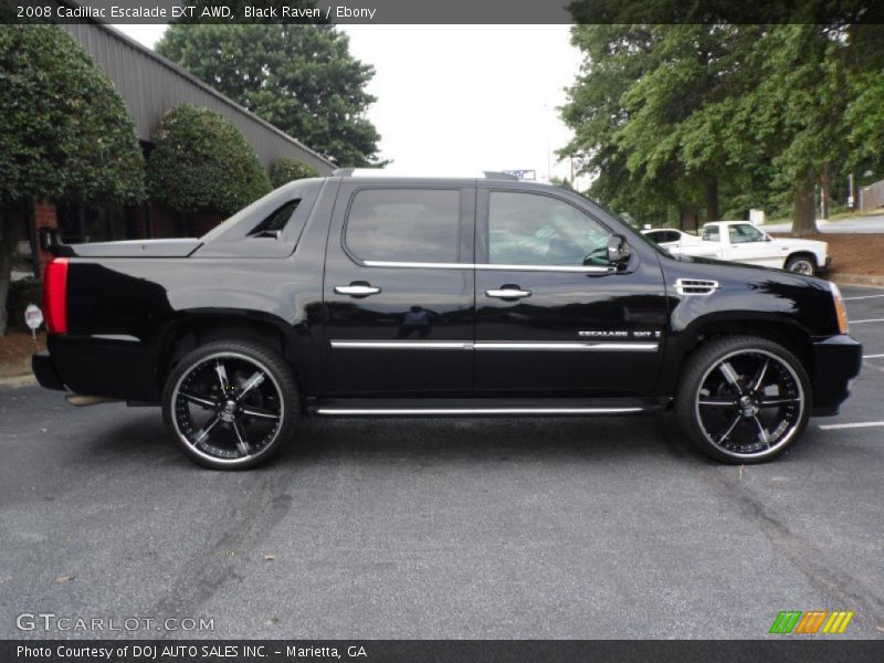 Black Raven / Ebony 2008 Cadillac Escalade EXT AWD