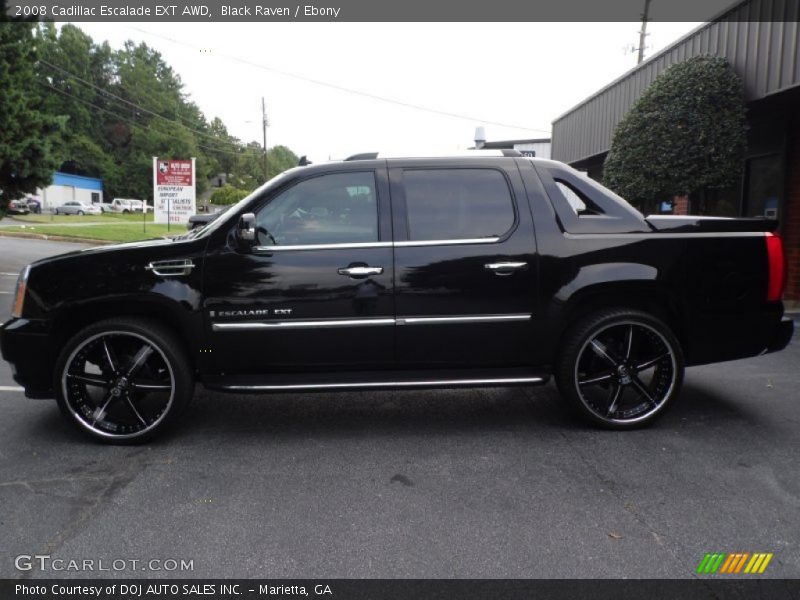 Black Raven / Ebony 2008 Cadillac Escalade EXT AWD