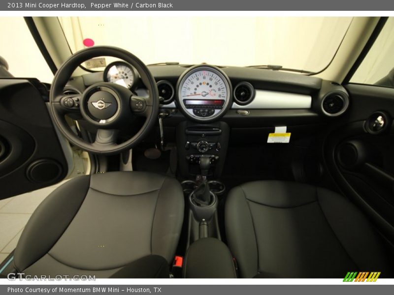 Pepper White / Carbon Black 2013 Mini Cooper Hardtop