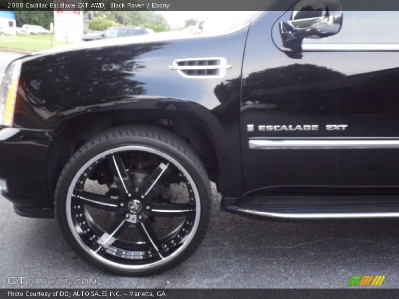 Black Raven / Ebony 2008 Cadillac Escalade EXT AWD