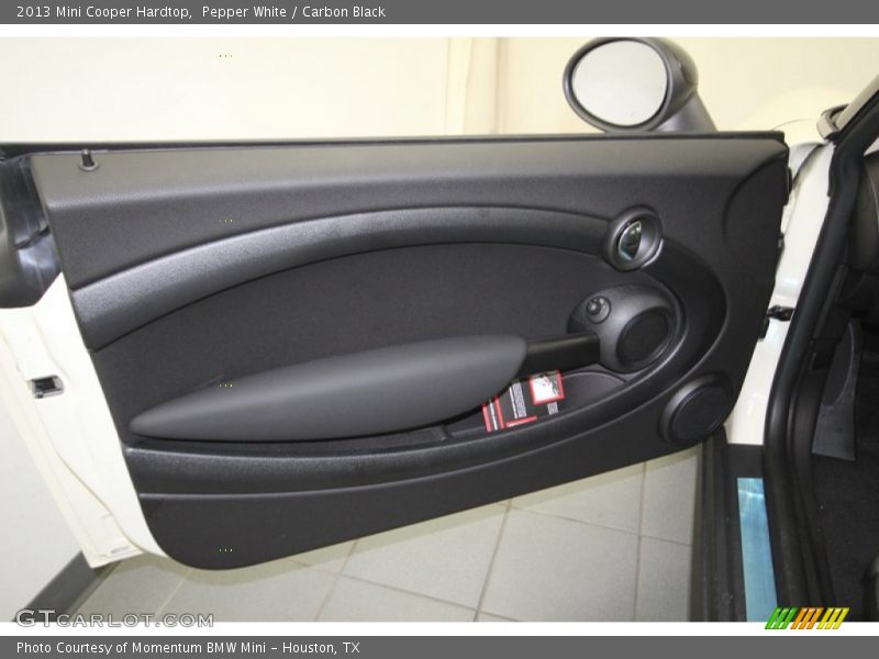 Pepper White / Carbon Black 2013 Mini Cooper Hardtop