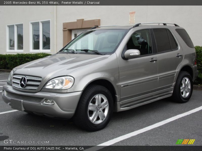 Pewter Metallic / Charcoal 2005 Mercedes-Benz ML 350 4Matic