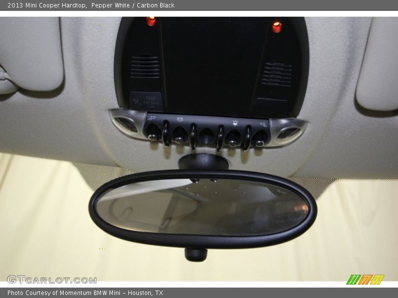 Pepper White / Carbon Black 2013 Mini Cooper Hardtop