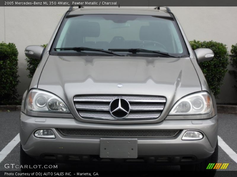 Pewter Metallic / Charcoal 2005 Mercedes-Benz ML 350 4Matic