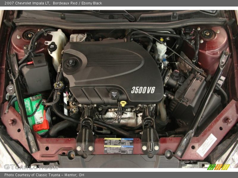 Bordeaux Red / Ebony Black 2007 Chevrolet Impala LT