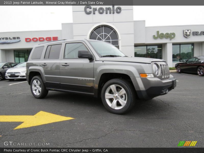 Mineral Gray Metallic / Dark Slate Gray 2013 Jeep Patriot Latitude