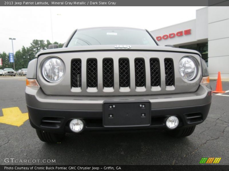 Mineral Gray Metallic / Dark Slate Gray 2013 Jeep Patriot Latitude