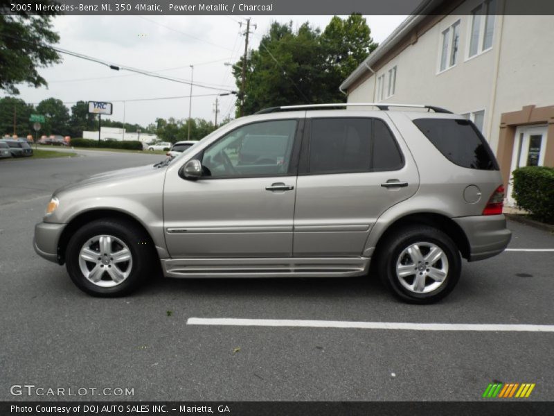 Pewter Metallic / Charcoal 2005 Mercedes-Benz ML 350 4Matic