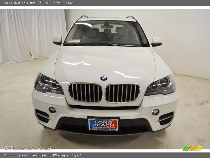 Alpine White / Oyster 2013 BMW X5 xDrive 35i