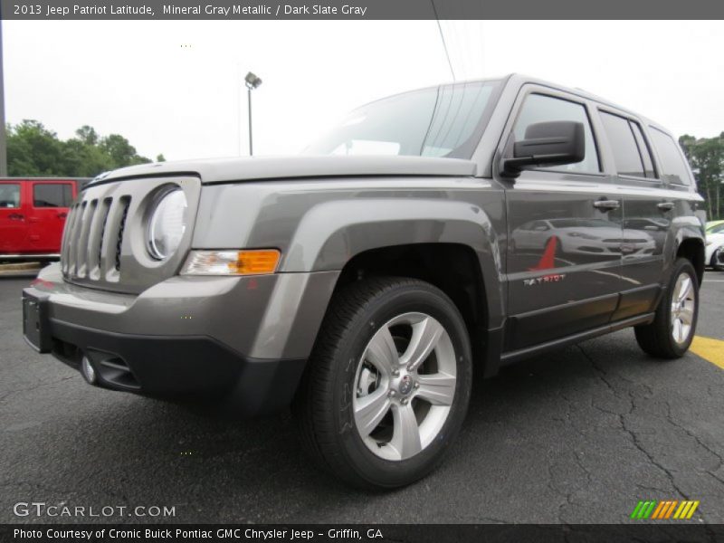 Mineral Gray Metallic / Dark Slate Gray 2013 Jeep Patriot Latitude