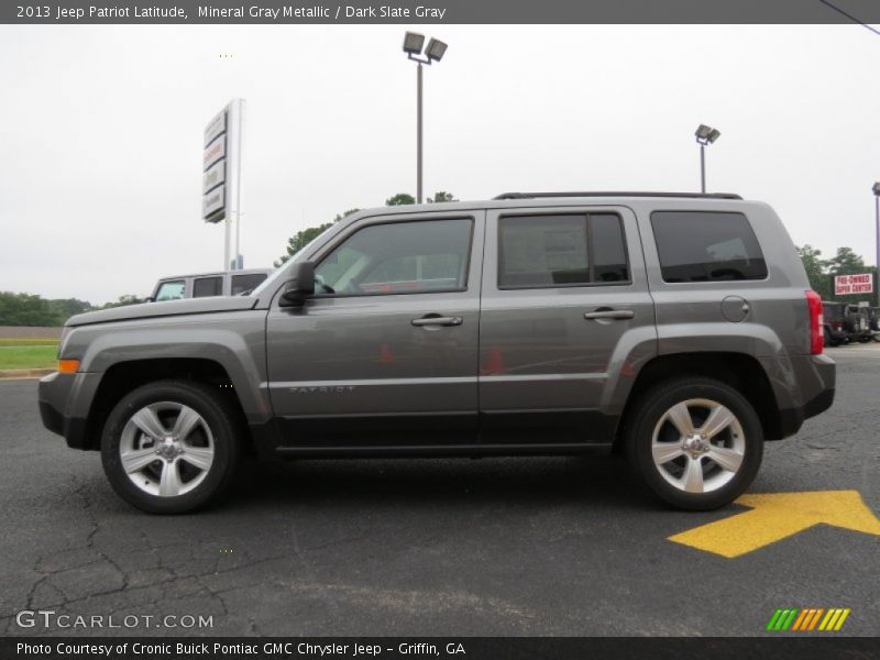 Mineral Gray Metallic / Dark Slate Gray 2013 Jeep Patriot Latitude