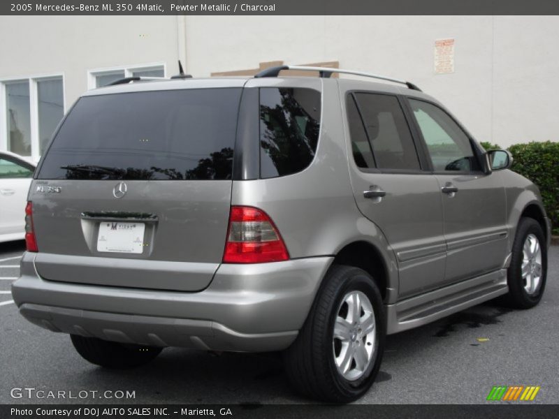 Pewter Metallic / Charcoal 2005 Mercedes-Benz ML 350 4Matic