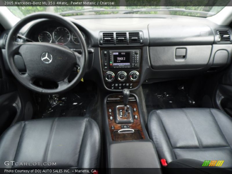 Pewter Metallic / Charcoal 2005 Mercedes-Benz ML 350 4Matic