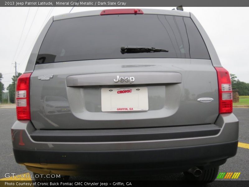 Mineral Gray Metallic / Dark Slate Gray 2013 Jeep Patriot Latitude