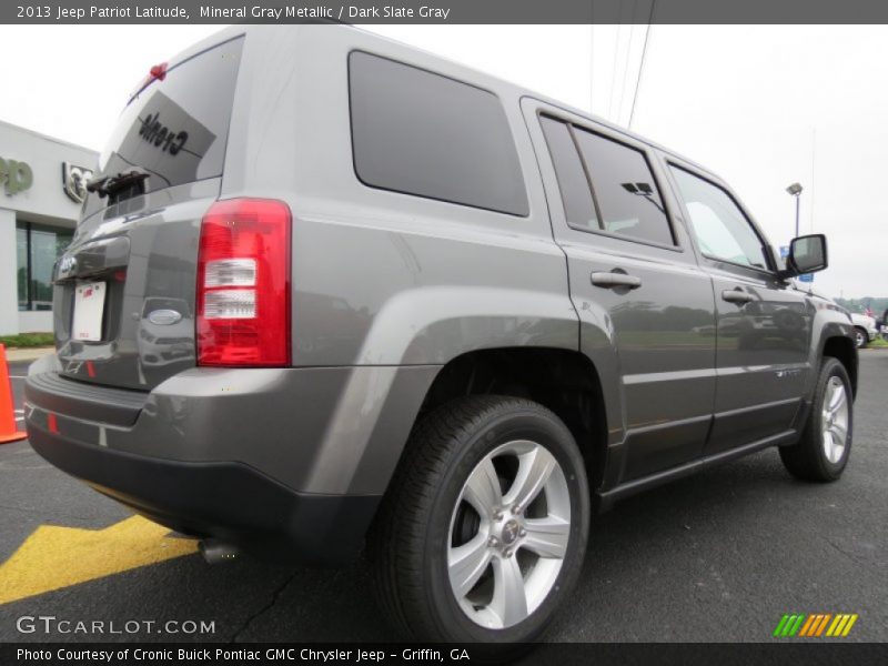 Mineral Gray Metallic / Dark Slate Gray 2013 Jeep Patriot Latitude