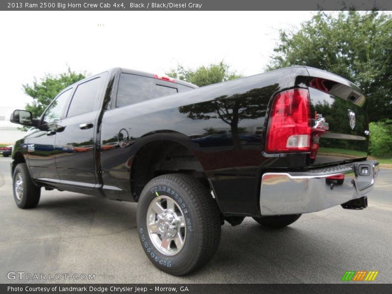Black / Black/Diesel Gray 2013 Ram 2500 Big Horn Crew Cab 4x4