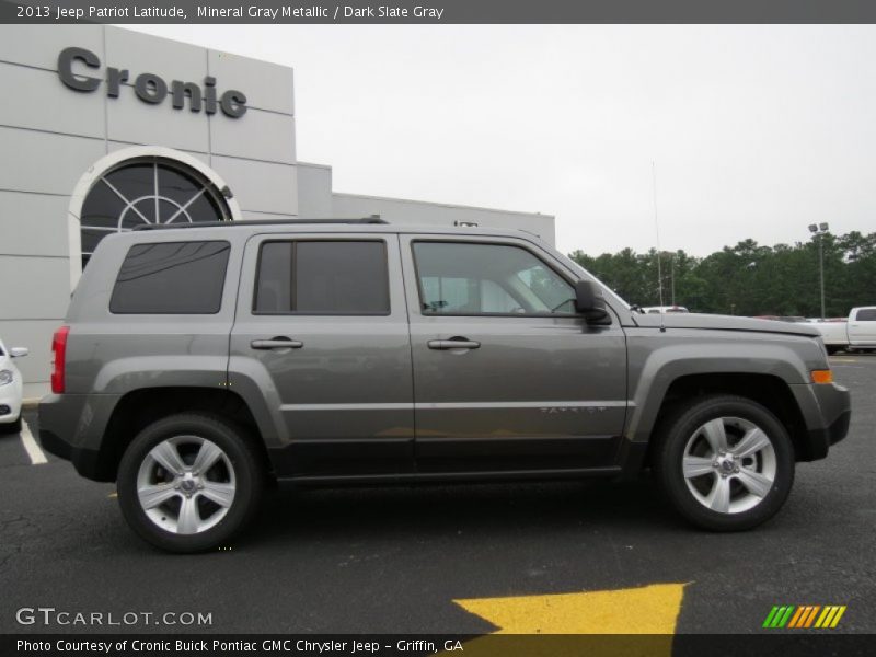 Mineral Gray Metallic / Dark Slate Gray 2013 Jeep Patriot Latitude
