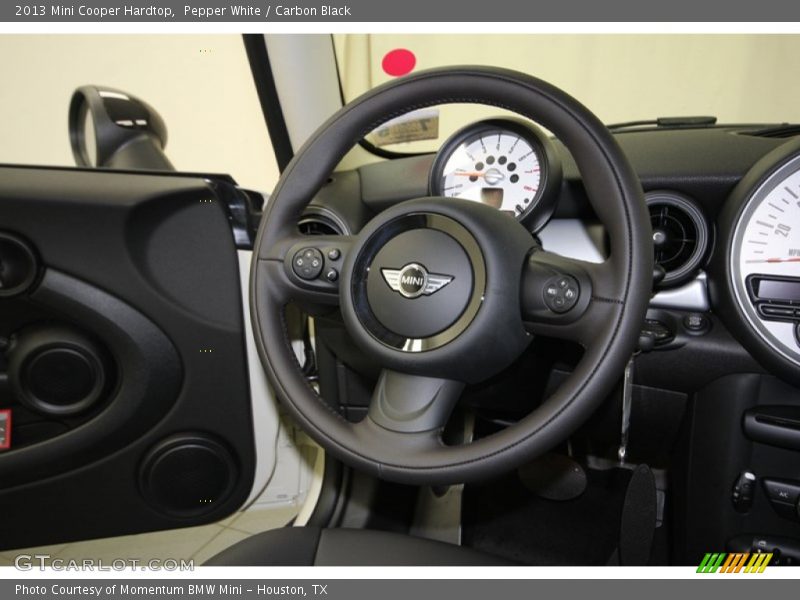 Pepper White / Carbon Black 2013 Mini Cooper Hardtop