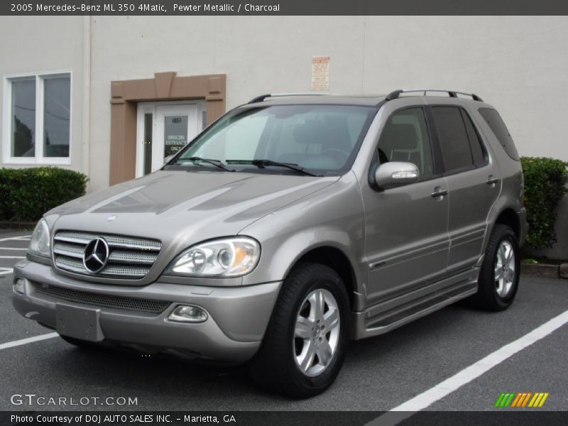 Pewter Metallic / Charcoal 2005 Mercedes-Benz ML 350 4Matic