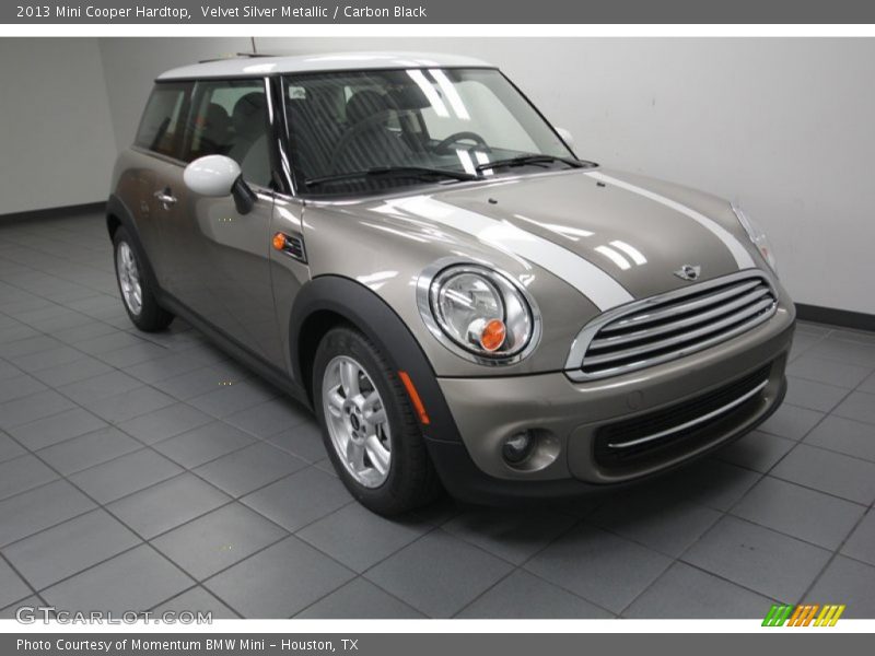 Velvet Silver Metallic / Carbon Black 2013 Mini Cooper Hardtop