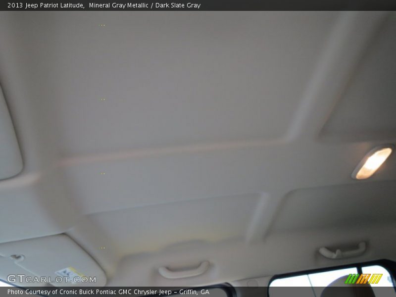 Mineral Gray Metallic / Dark Slate Gray 2013 Jeep Patriot Latitude