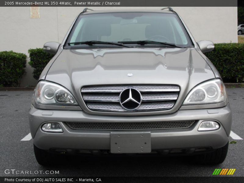 Pewter Metallic / Charcoal 2005 Mercedes-Benz ML 350 4Matic