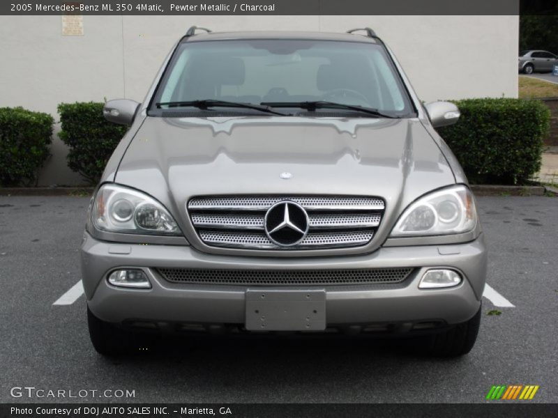 Pewter Metallic / Charcoal 2005 Mercedes-Benz ML 350 4Matic