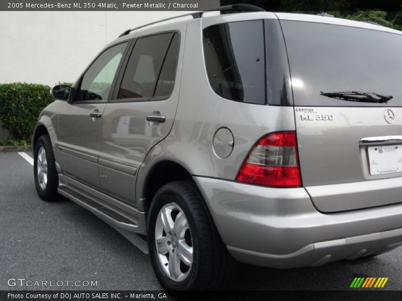 Pewter Metallic / Charcoal 2005 Mercedes-Benz ML 350 4Matic