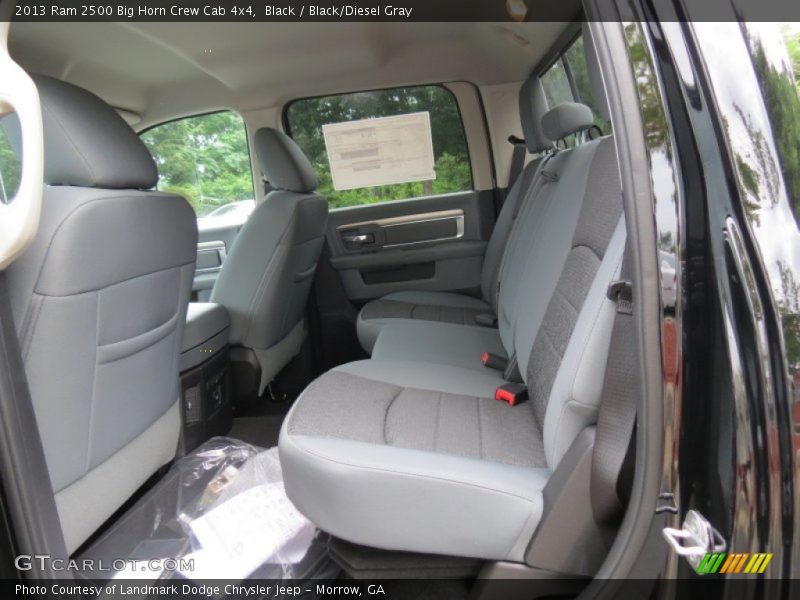 Black / Black/Diesel Gray 2013 Ram 2500 Big Horn Crew Cab 4x4