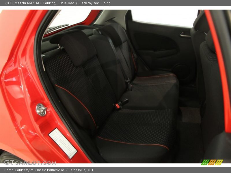 True Red / Black w/Red Piping 2012 Mazda MAZDA2 Touring